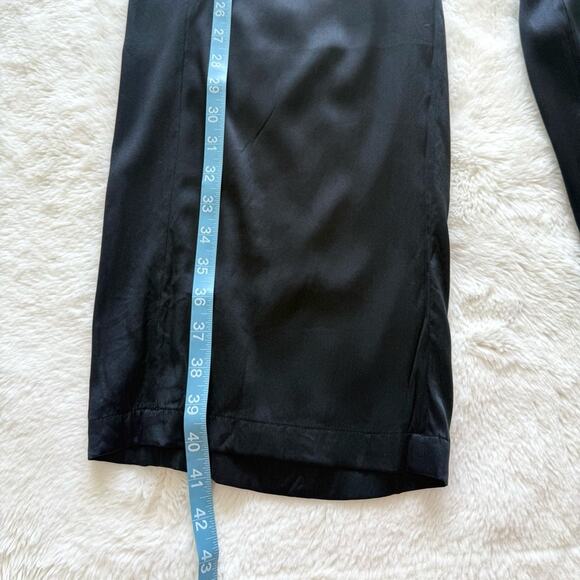 Emilio Pucci women silk wide leg pants size 8 US - Picture 9 of 11